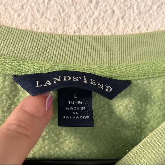 LANDS’ END Pull Over Sweater Women Size Large 14-16 - Picture 4 of 6